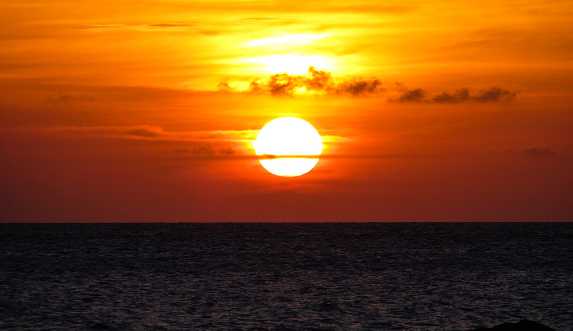 Caribbean sunsets never get old