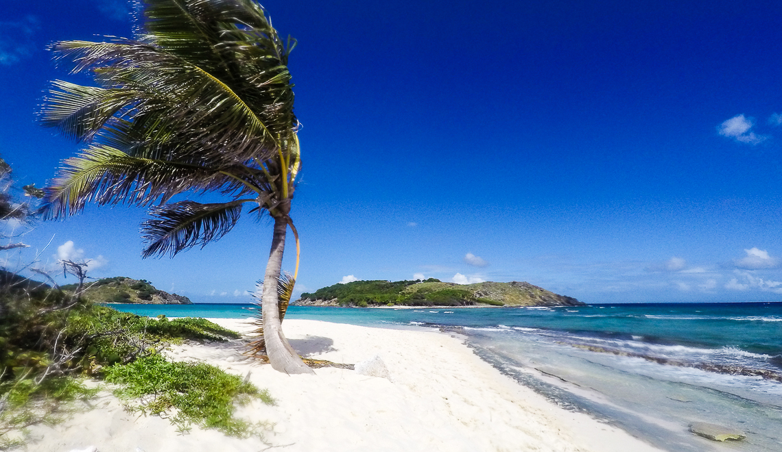 Sandy Spit and Green Cay in the British Virgin Islands