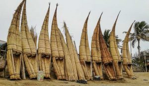 Caballitos de Totora in Huanchaco