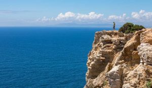 Cliffs at Cabo Espichel on Peninsula de Setúbal