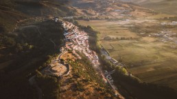 The town of Aljezur in the Western Algarve, Portugal