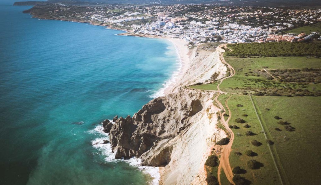 Praia da Luz in the Algarve